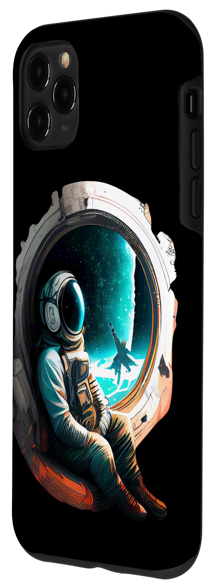 iPhone 11 Pro Max Astronaut's View Outer Space Adventure Case - Image 2