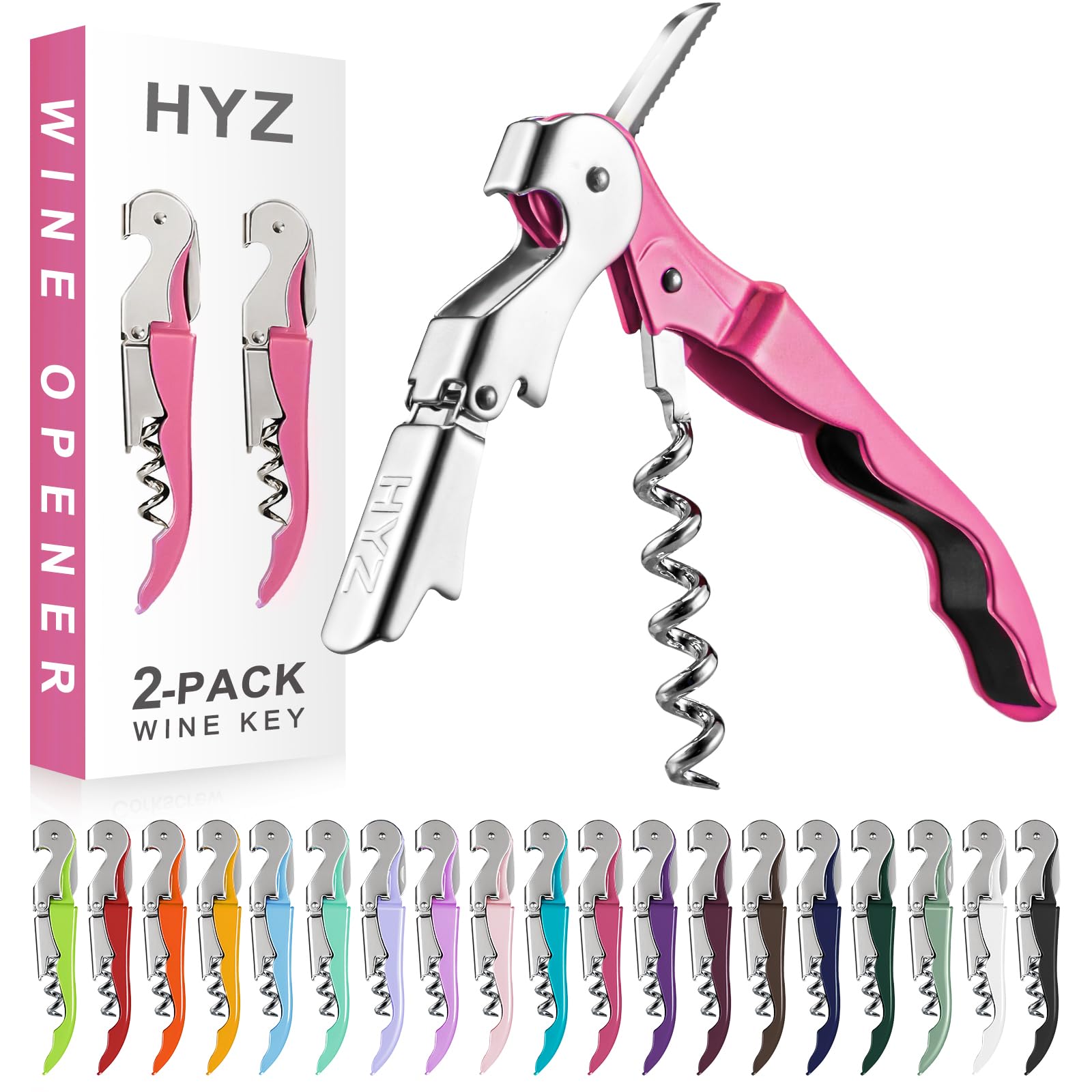 HYZ Wine Opener - Professional Waiter Corkscrew -20