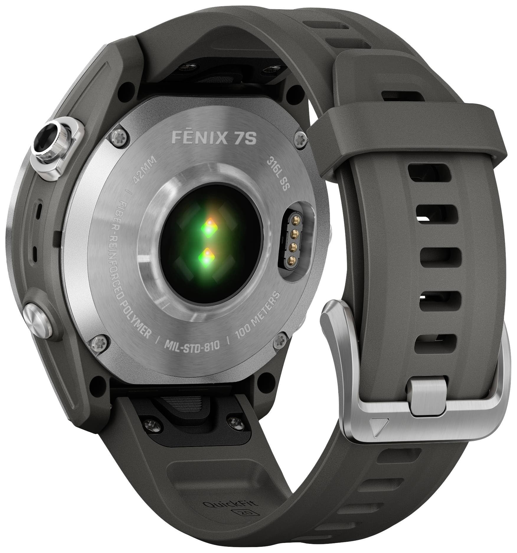 Garmin fēnix 7S GPS 42mm Smaller Premium Smartwatch, Multisport