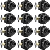 Vista 26 de Haidms - Perillas interiores de puerta de bronce aceitado, perillas de privacidad para puerta interior, perillas de puerta interior de bronce