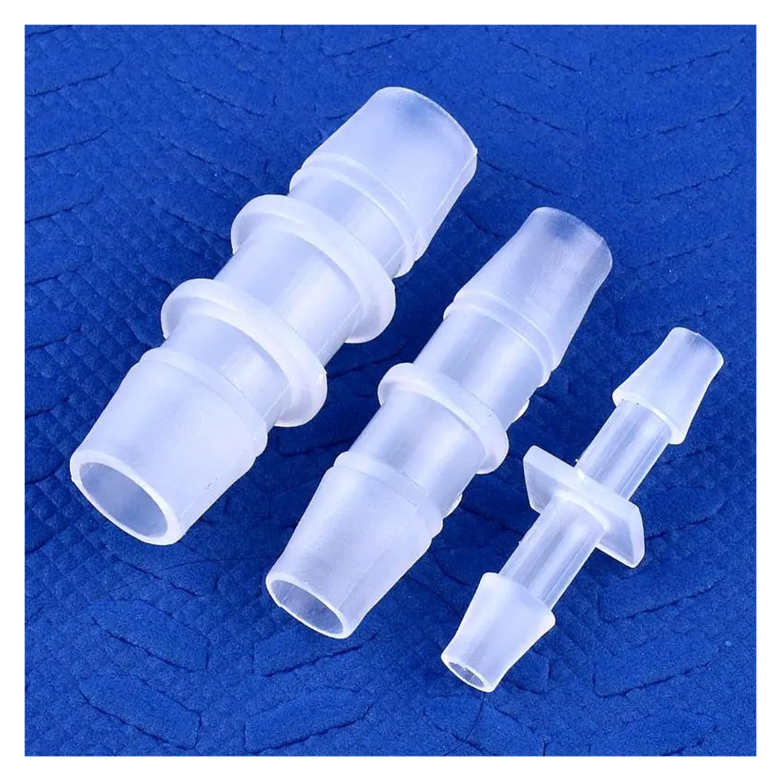 Connecteurs directs en plastique PP de 1,6 à 15,8 mm pour aquarium, pompe à air, aérateur, tuyau, pagode, raccords de tuyaux d'eau, 5 à 200 pièces (9,5 x 9,5 mm, 200 pièces)