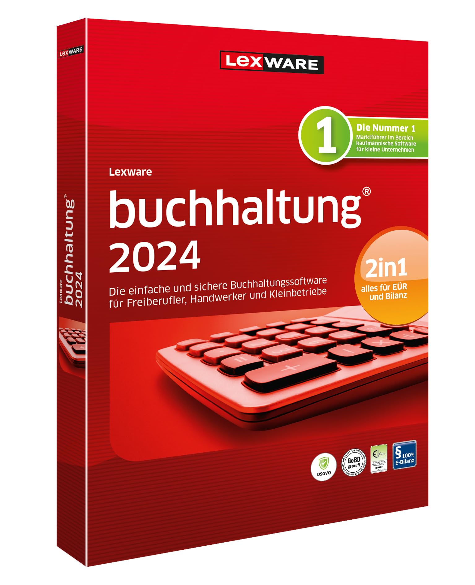 Lexware Buchhaltung 2024 Basis Minibox (365 Tage) Buchhaltungs-Software