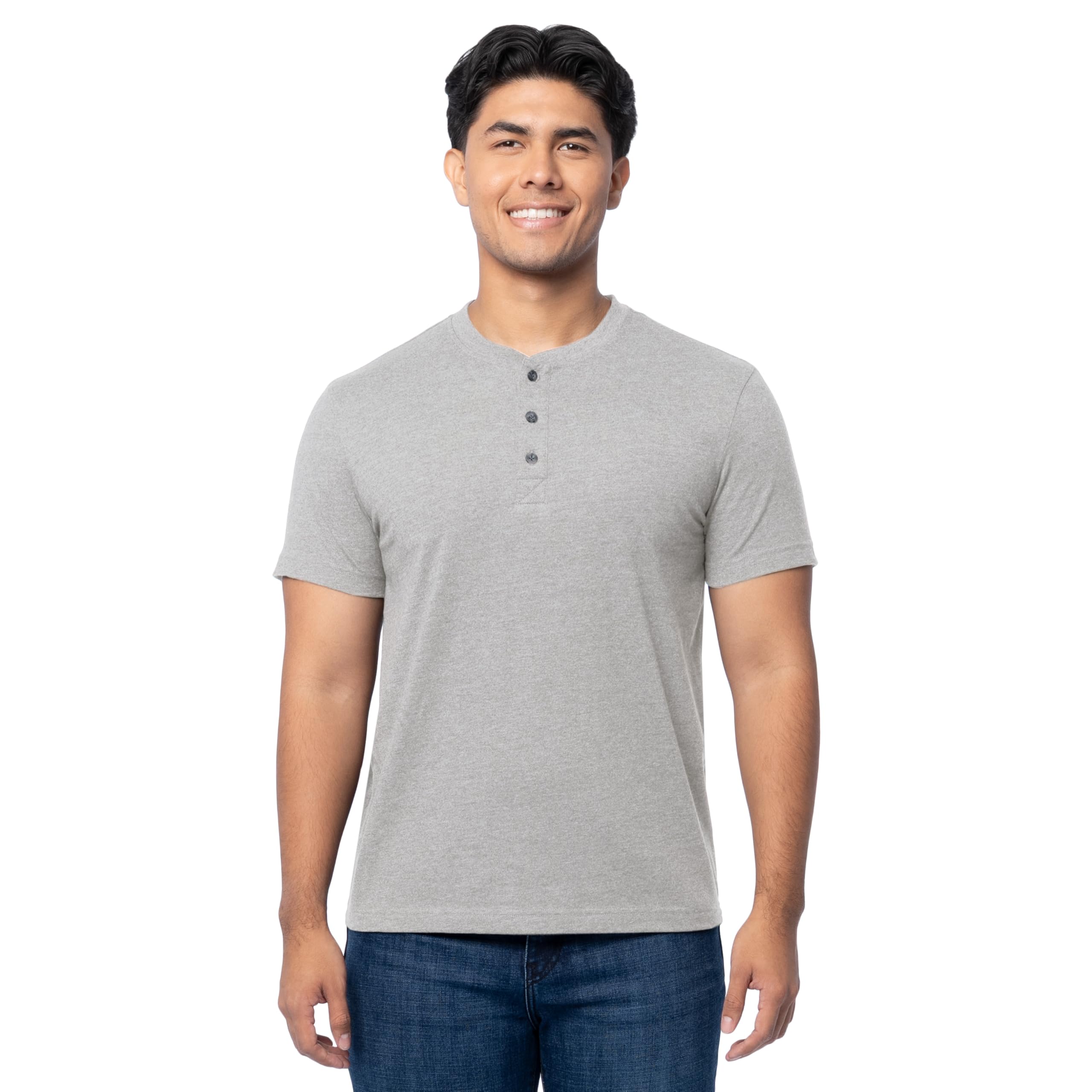Men's Short Sleeve Henley T-Shirt