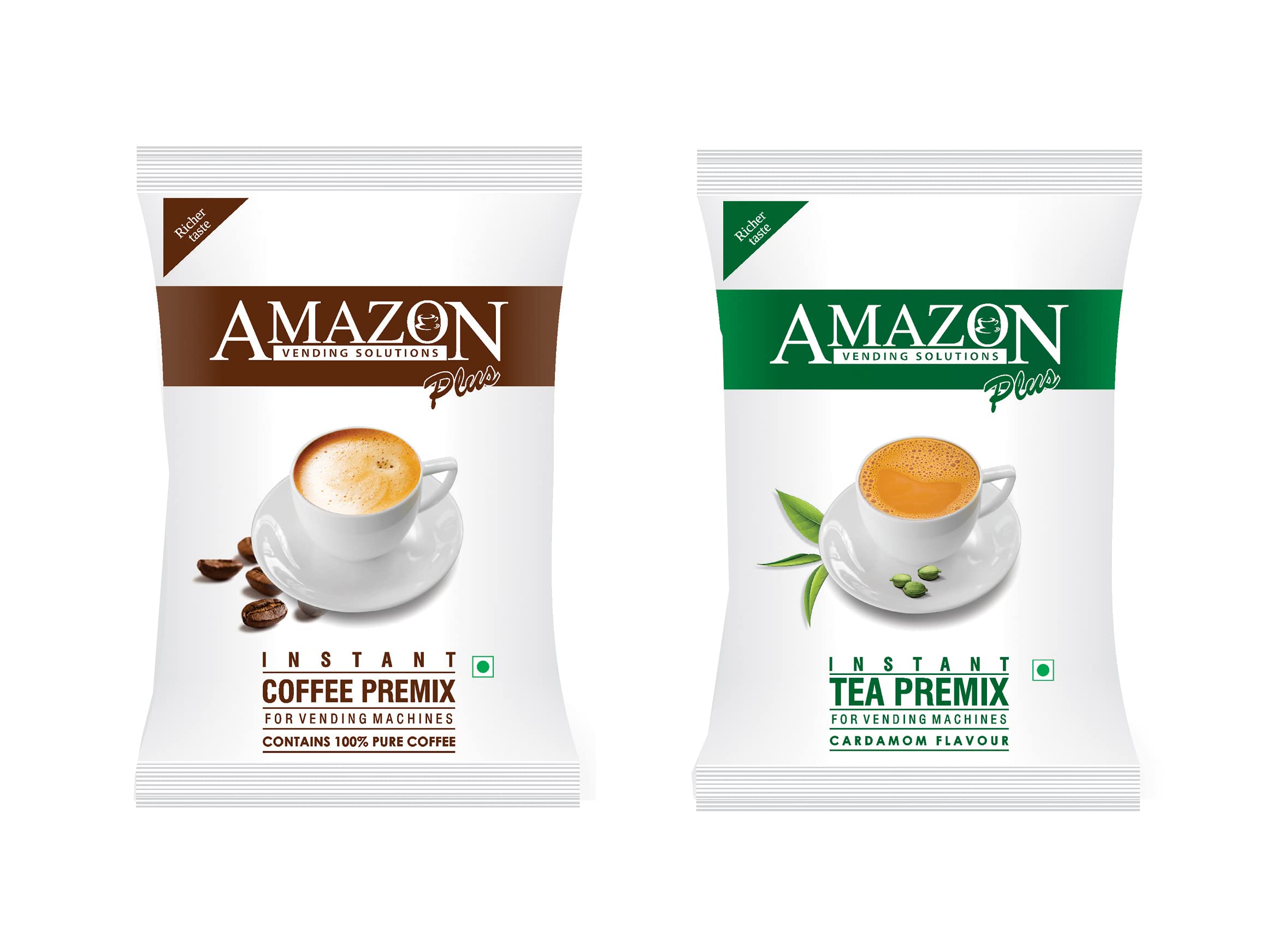 AMAZON 3 In 1 Instant Plus Cardamom Tea (1 Kg) And Coffee Plus (1 Kg) Premix Combo (Premix Contains Tea, Milk And Sugar) For Vending Machines - Chai, Powder (B09MB4F4BS) Amazon Price History, Amazon Price Tracker