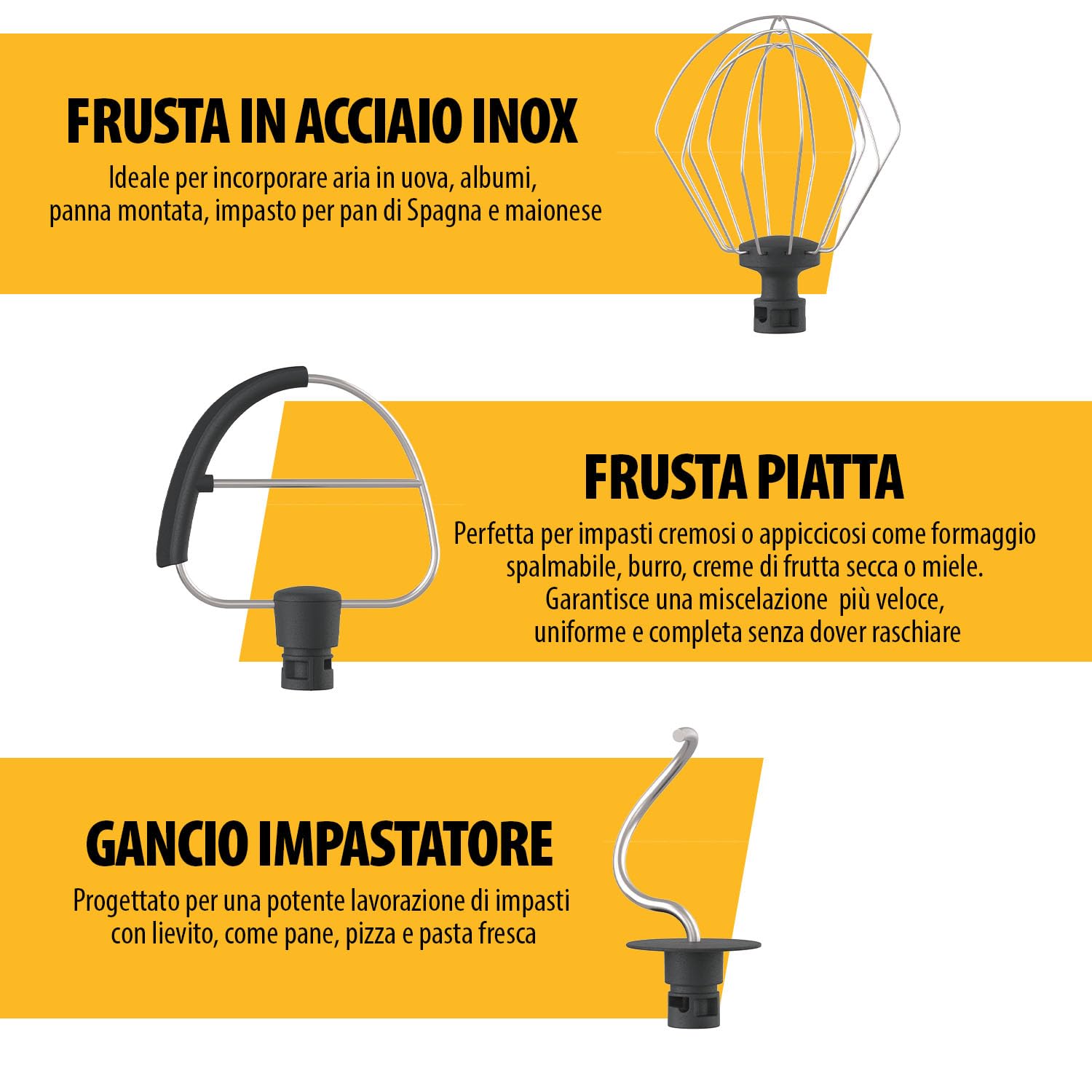 Robot da Cucina Tristar con Ciotola in Acciaio Inox da 4,5 L, Potenza 800 W, 12 Velocità con Funzione Pulse, Testa Inclinabile, Paraspruzzi, MX-4870