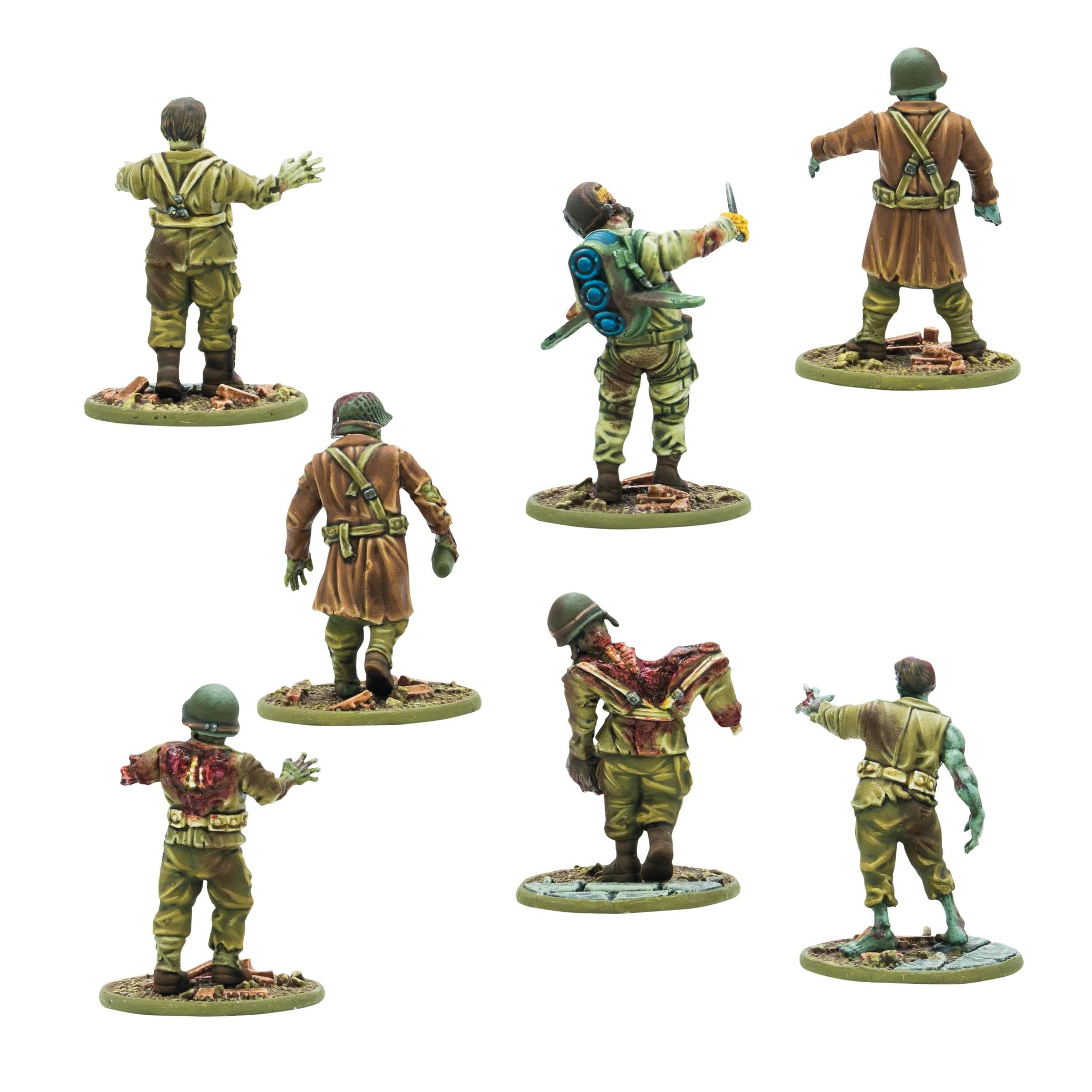 Warlord Games Totenkorps Horde – Axis Miniatures en plastique pour Konflikt 47 miniatures très détaillées à l'échelle de 28 mm