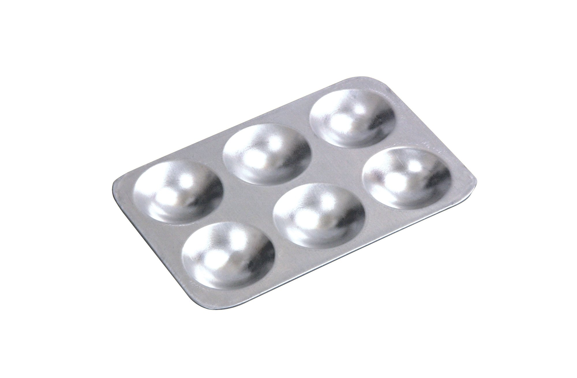 B&Q -  Aluminium Rectangular Palette13 X 9Cm With 6 Wells (6614)Lightweight & Durable In Hanging Pack