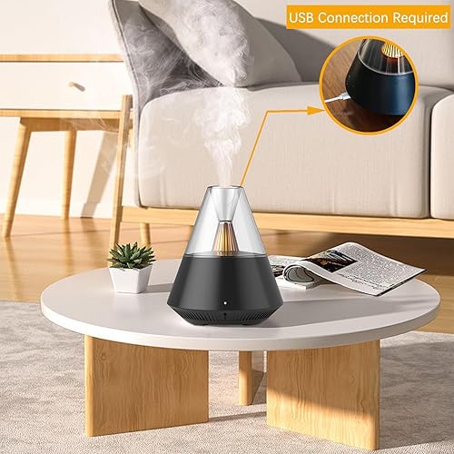 Miniatura 3 de Humidificadores para dormitorio, sala de estar, oficina, humidificación ultrasónica de niebla fría para guardería y plantas, difusor de aceite