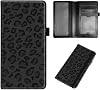 PU Leather Checkbook Covers for Women, Check book holder for personal checks, checkbook wallet with RFID Blocking, Gift for Men Women, Black Leopard Print