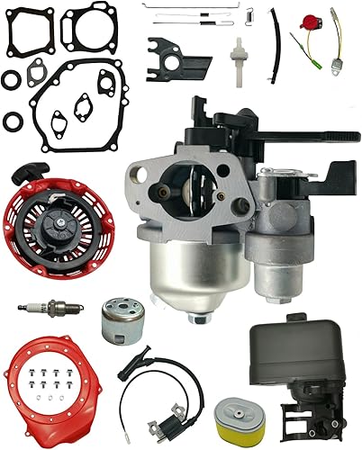 YAMAKATO Kit de piezas de afinación GX160 para Honda GX200 5.5 6.5 hp motor pequeño, carburador de repuesto de filtro de aire conjunto de cable de