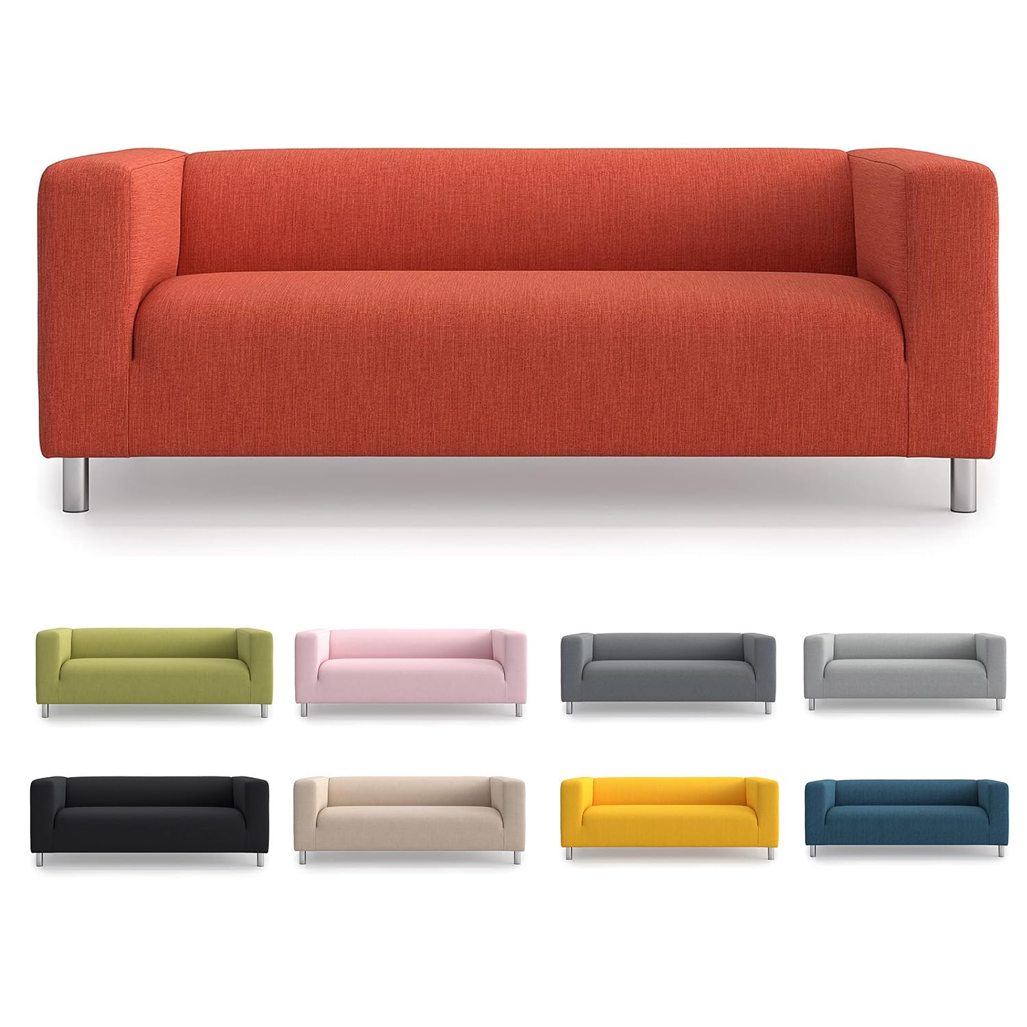 Amazon｜TLYESD Klippan Loveseat Cover 交換用 IKEA Klippan Sofa
