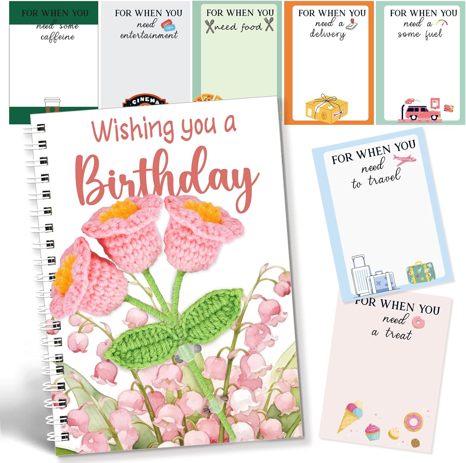 5x7In 3D Happy Birthday Gift Card Book