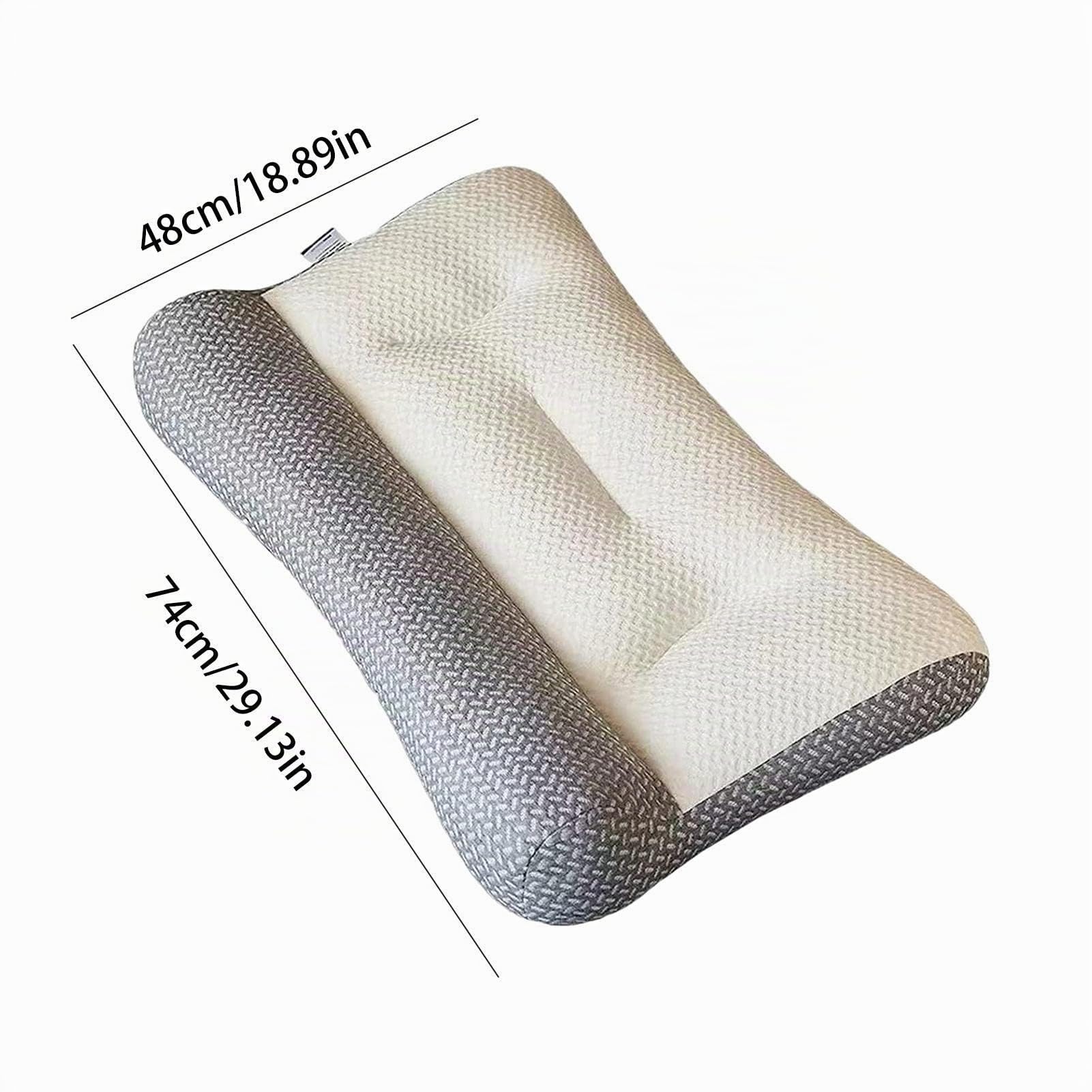 Almohada Cervical, cojín Transpirable, cojín ergonómico para con Almohada Lavable, Almohada ortopédica para , Espalda y Vientre