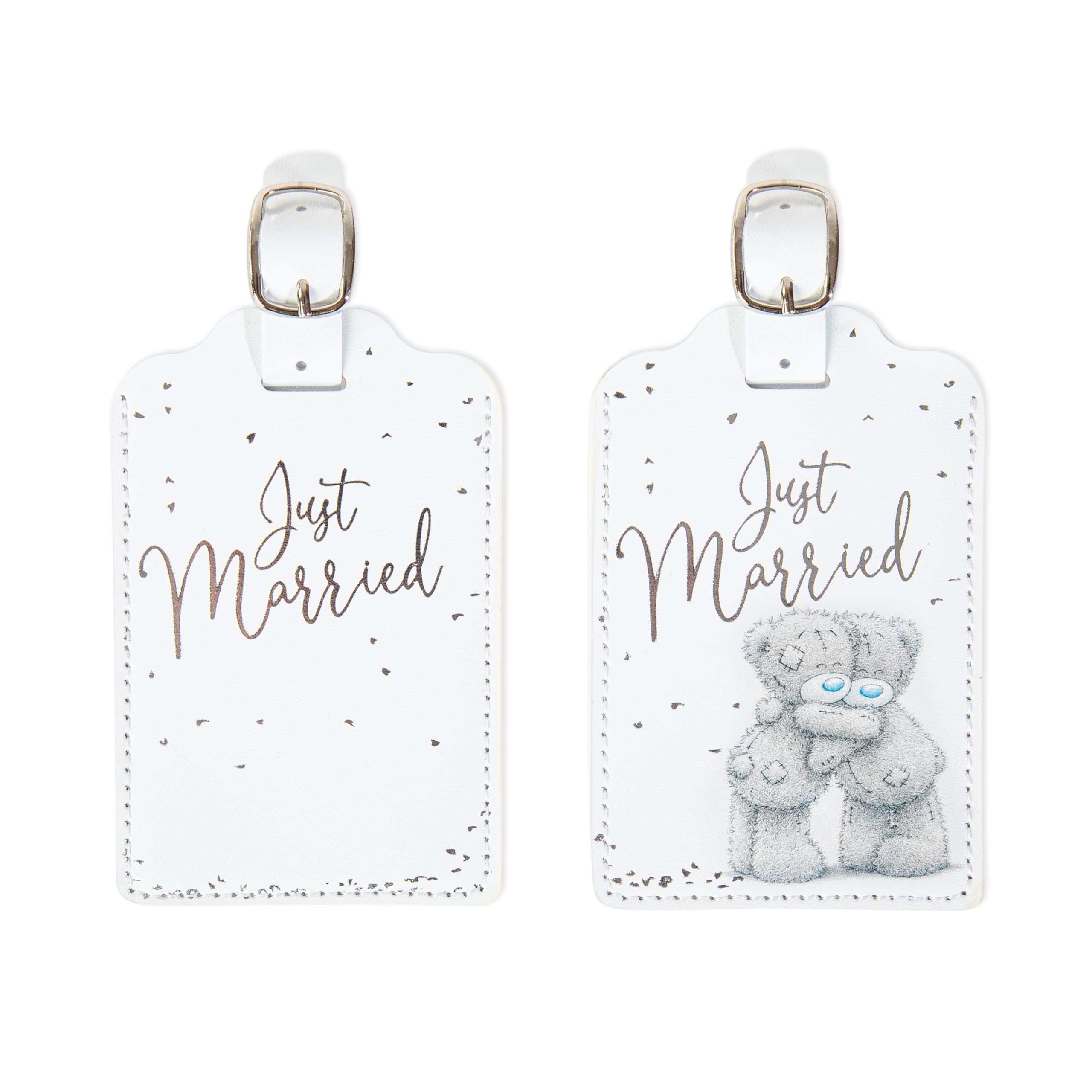 Me to You Tatty Teddy 'Just Married' Set of 2 Luggage Tags - Official Wedding Collection