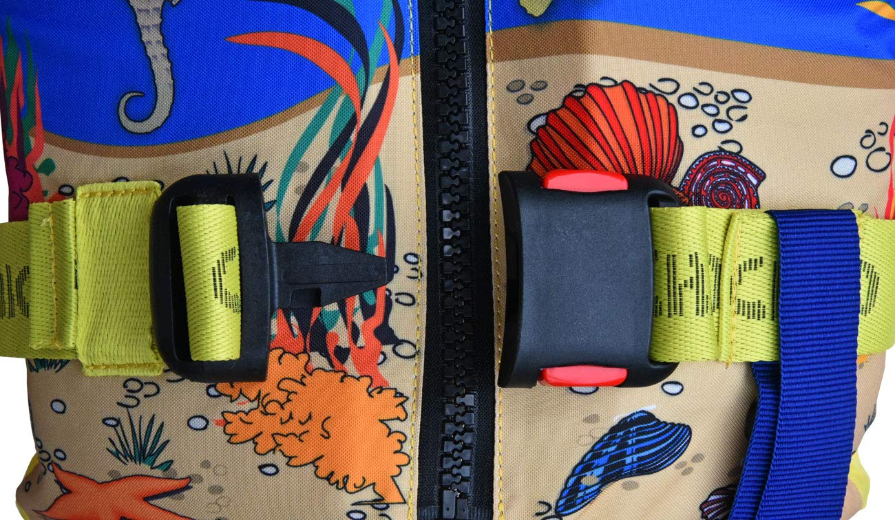 Lalizas Kinder Feststoff Rettungsweste Chico 150N Schwimmweste, Größe:15-30kg