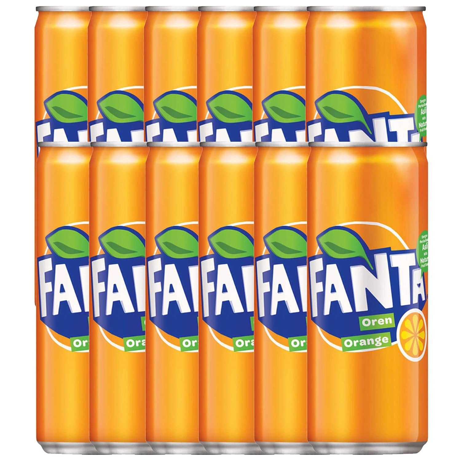 Fanta Orange Flavoured Drink, 12 X 320 ml