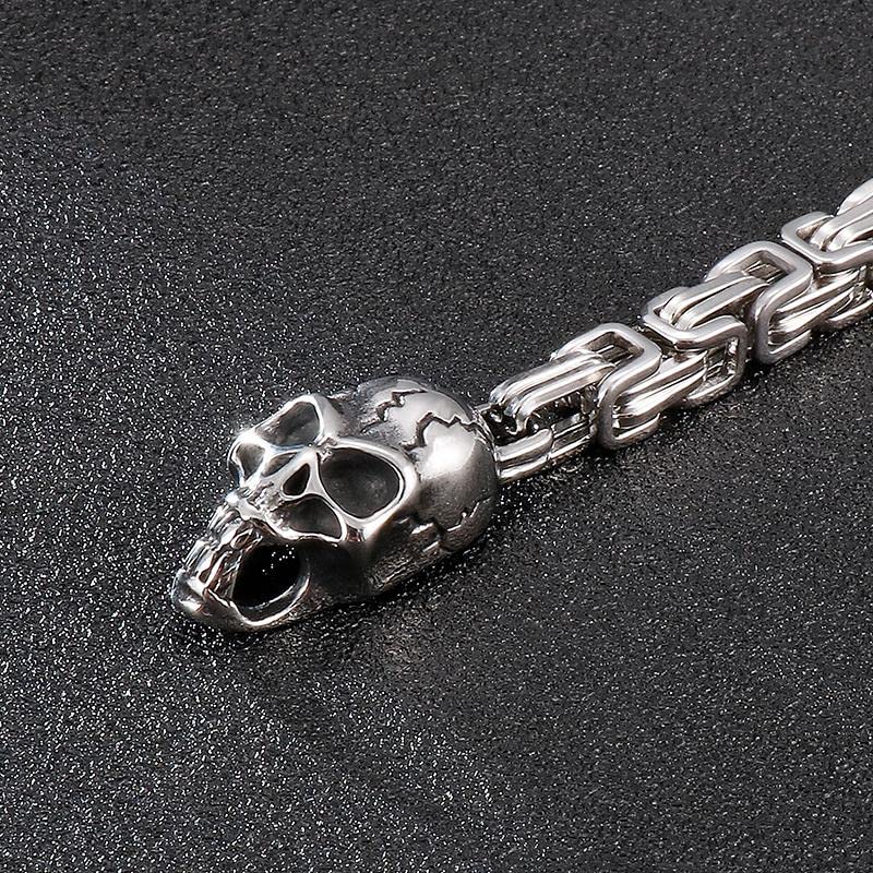 Bracelets pour hommes link chain biker punk gothique rock - 7