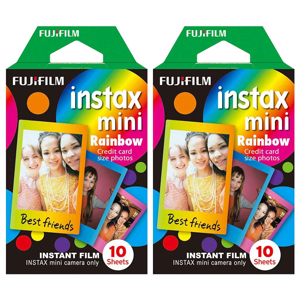 Fujifilm Instax Rainbow Mini Film -  10 Photos (Expiry: 2027-06)