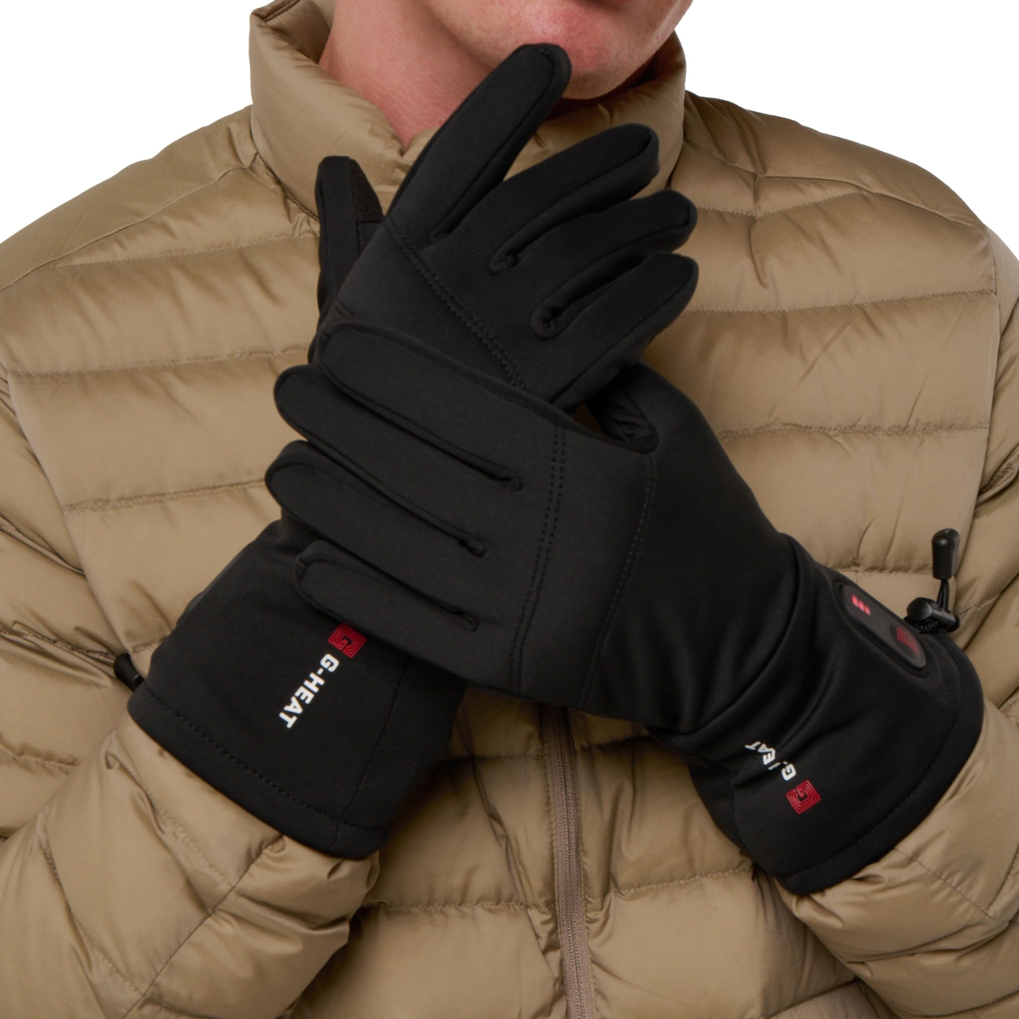 G-HEAT – Guantes calefactores Street – Mixtos – A prueba de viento – Detergente – Grip de silicona. Usos: bicicleta, desplazamientos urbanos, Enfermedad de Raynaud. Incluye 1 par de baterías y cable