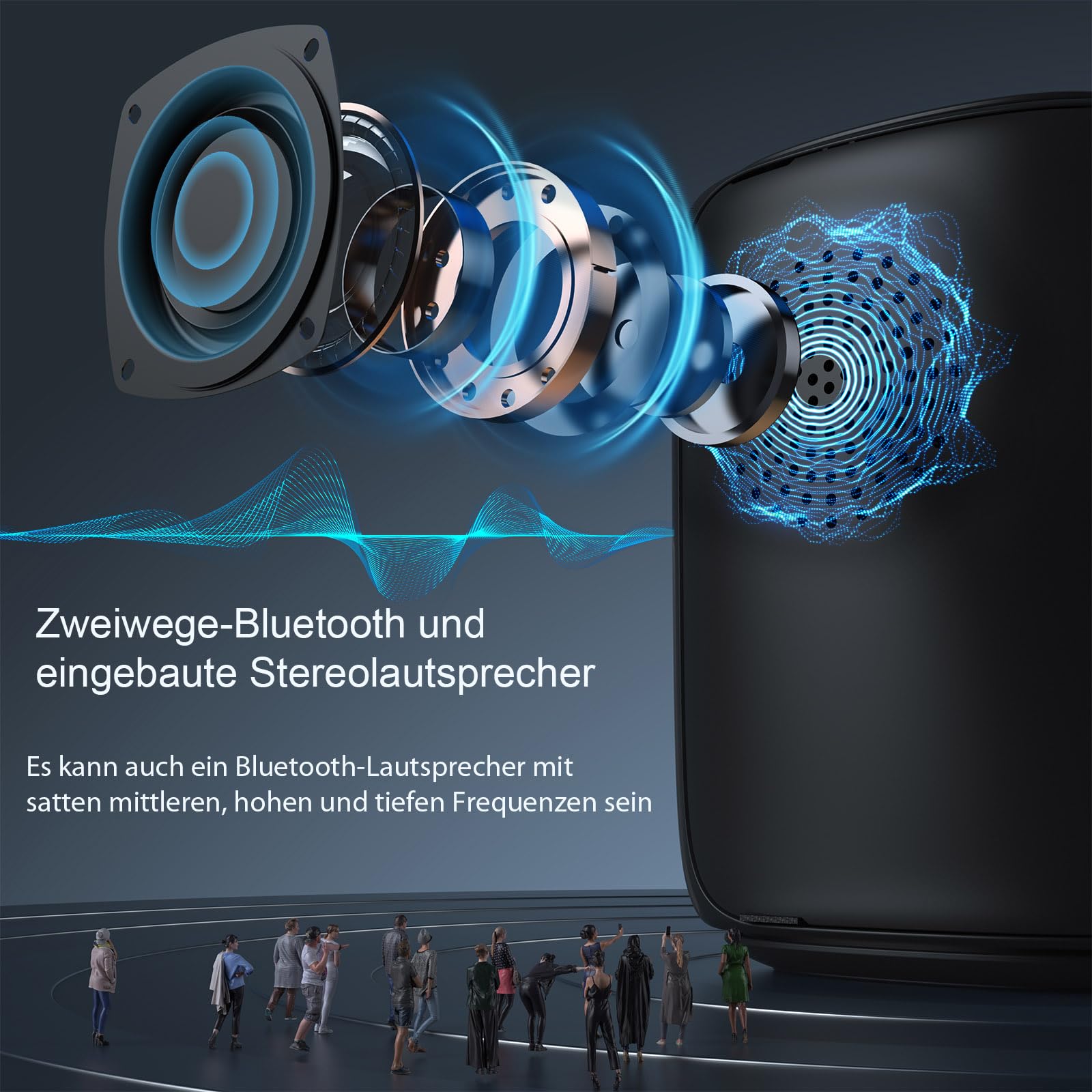 Proiettore [correzione trapezoidale/messa a fuoco elettrica] WiFi Bluetooth 1080P Full HD 4K Supporta Lisowod Mini proiettore 20000L Home Cinema Proiettore Portatile Compatibile con TV Stick/PS5/HDMI