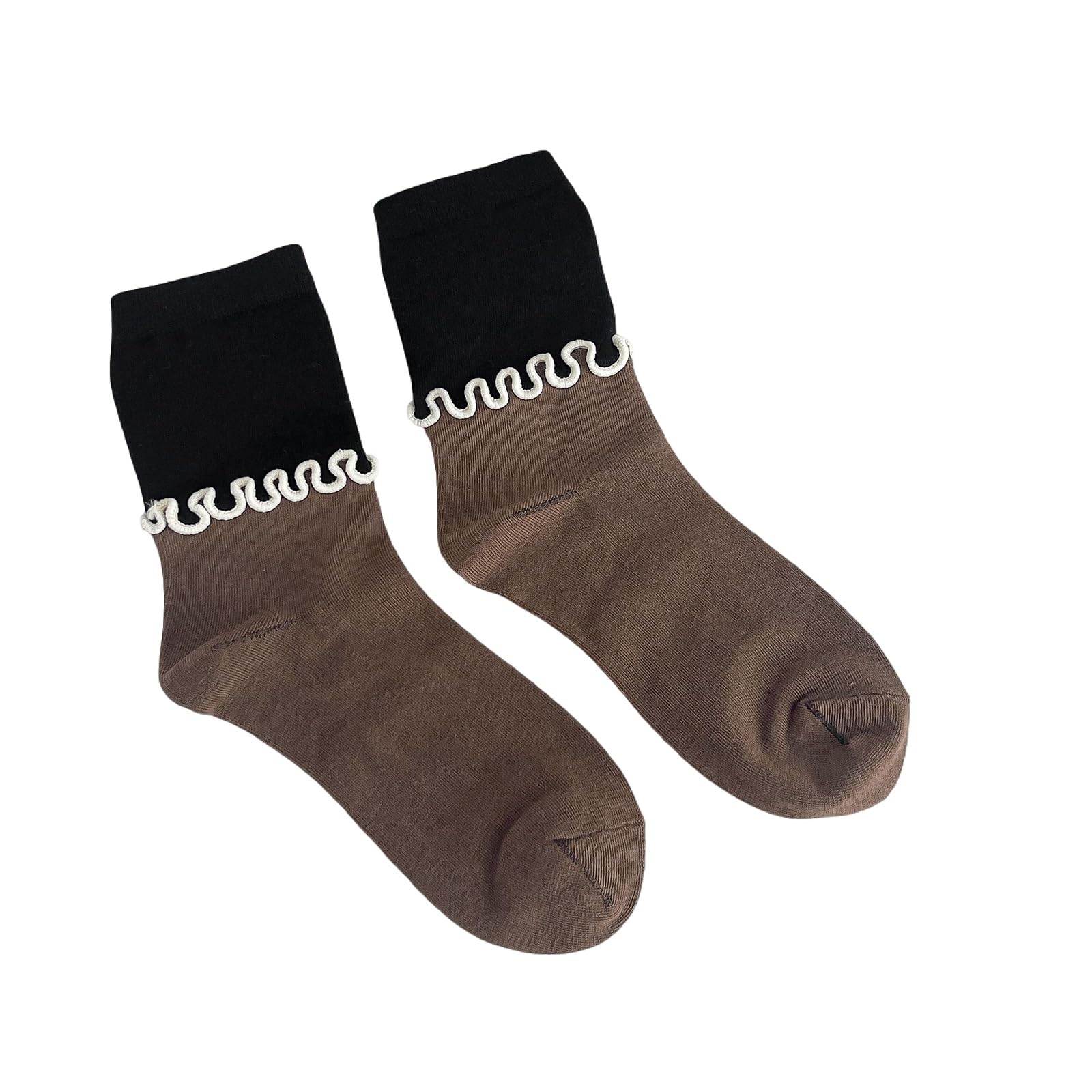 Chaussettes à volants pour femmes anti-marques fines et légères