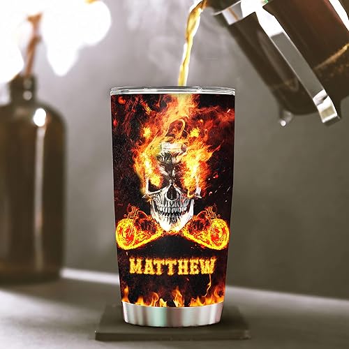 Vista 38 de WAZONE Vaso de café personalizado con nombre personalizado, taza de viaje de acero inoxidable con aislamiento de 20 onzas, 30 onzas, regalos