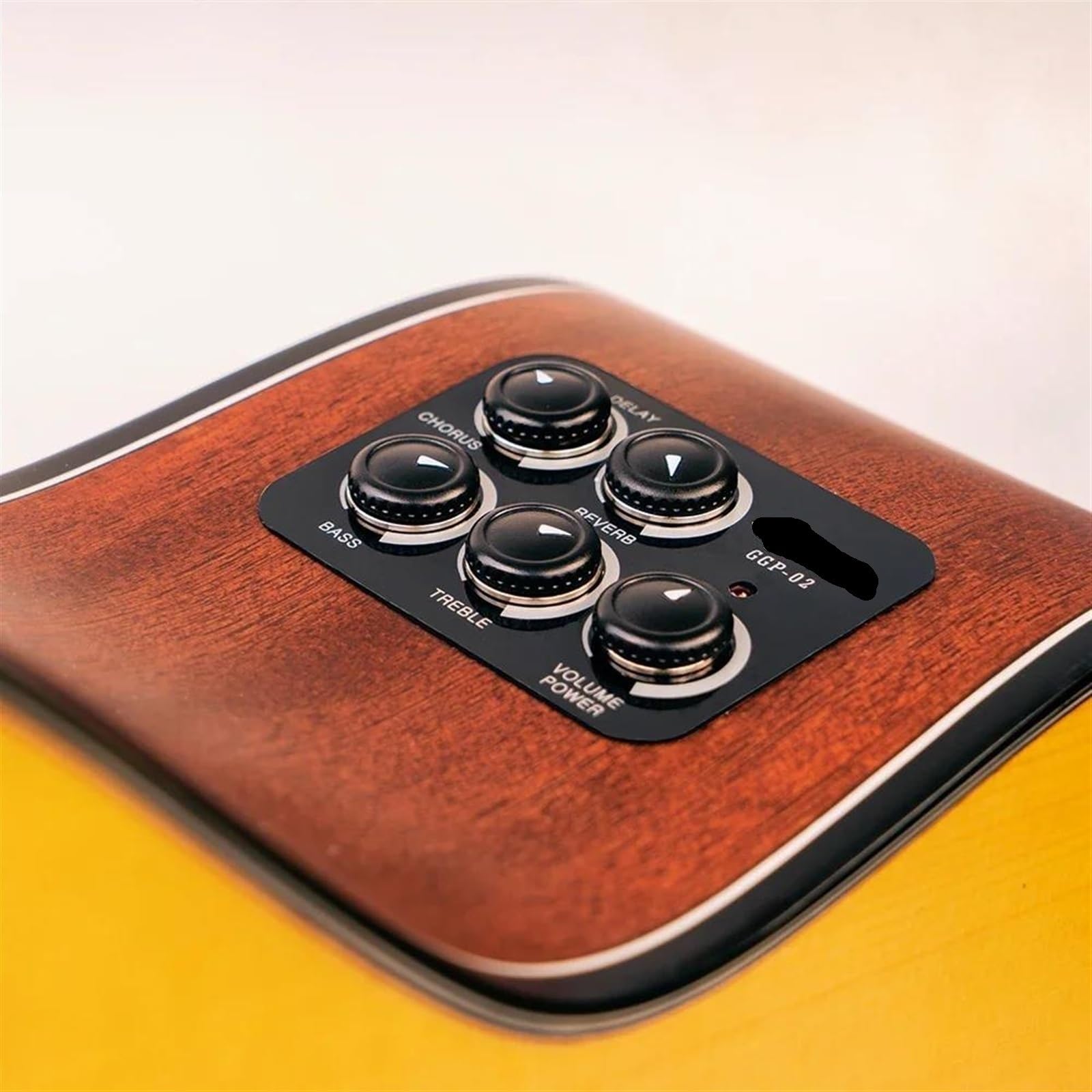 Pickup per strumenti ad arco Pickup Per Chitarra Acustica Preamplificatore Pickup Piezoelettrico Ritardo Di Riverbero Pickup Per Effetti Chorus Parti E Accessori Per Chitarre Folk