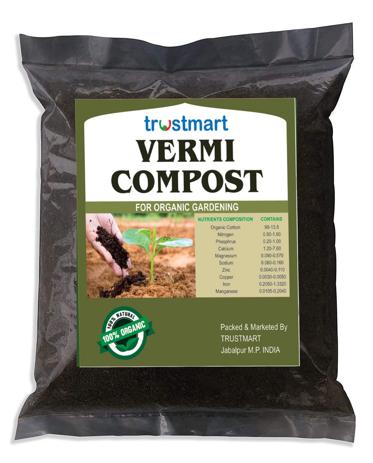 TRUSTMART Organic Fertilizer Organic & Natural Plant Nutrient Cow Manure, Vermicompost Fertilizer (10Kg), Granules (B0B9C5LZY9) Amazon Price History, Amazon Price Tracker