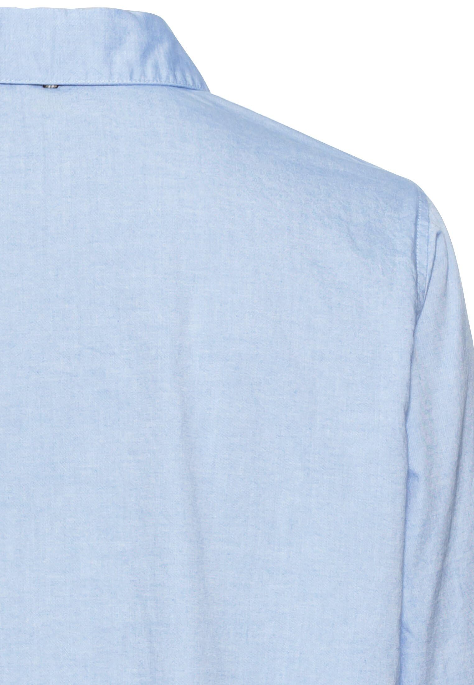 camel active Damen Langarm Bluse aus Baumwolle | Klassische Langarm Bluse aus reiner Baumwolle im lockeren Fit für jeden Anlass, pflegeleicht und strapazierfähig