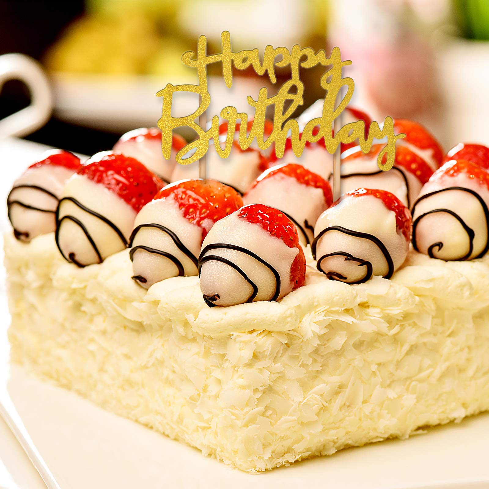 Gold Glitter Cardstock, 60Pcs Gold Glitter Paper for Cricut, Gold Card