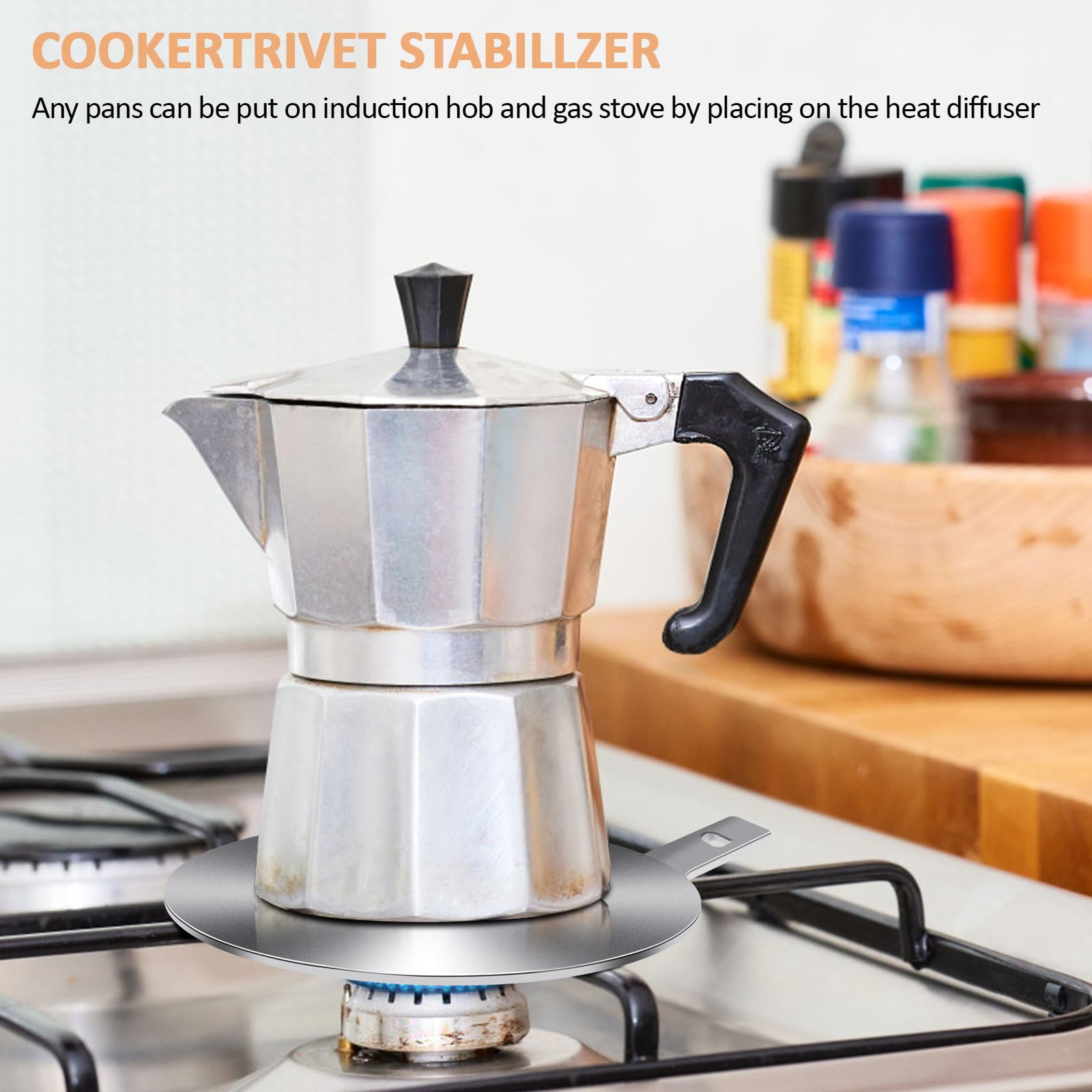 Induction Adapter Plate For Gas Stove Stainless Steel Heat