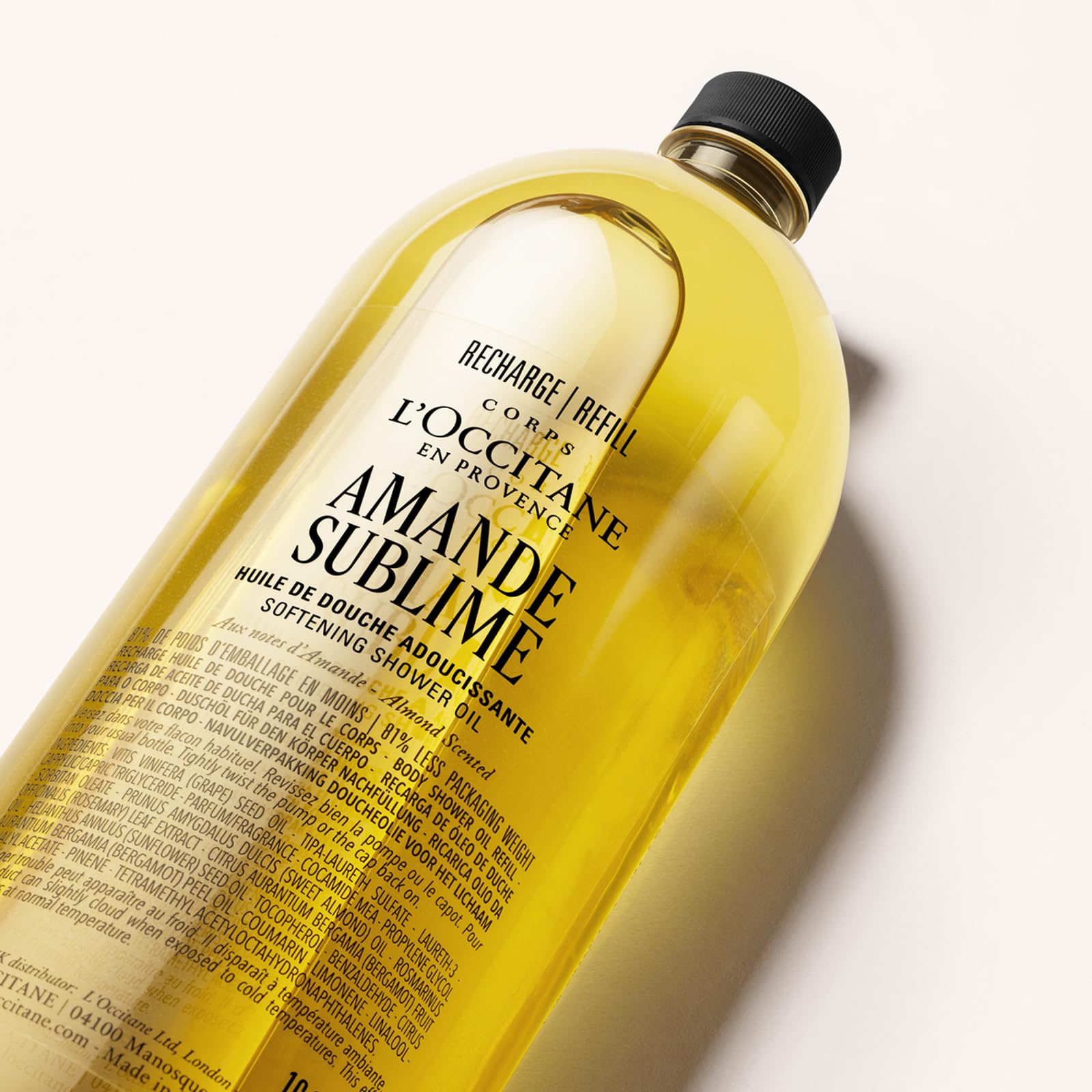 L'OCCITANE - Nachfüllpackung Duschöl Mandel (Amande Sublime) - 500 ml - Macht die Haut zart und strafft
