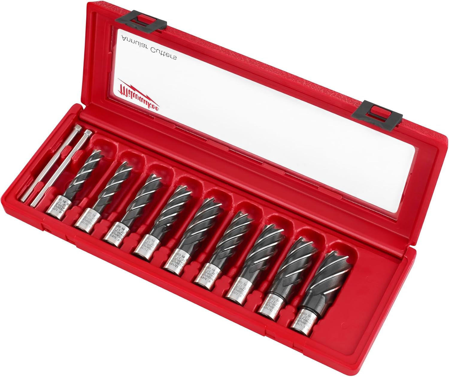 Annular Cutter Kit, 9 Cutter, 2 Bits, 11 Pc