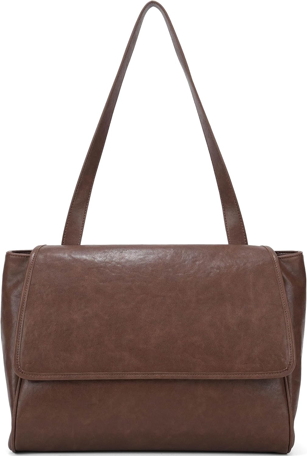 GEMIU Shoulder Bag for Women, Vintage Vegan Leather Satchel Casual Purse Classic Hobo Purses and Handbags