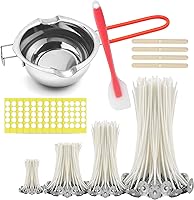 Vista 1 de LIKEGOR Olla de doble caldera de acero inoxidable de 23.0 fl oz con mango resistente al calor y espátula de silicona para derretir chocolate