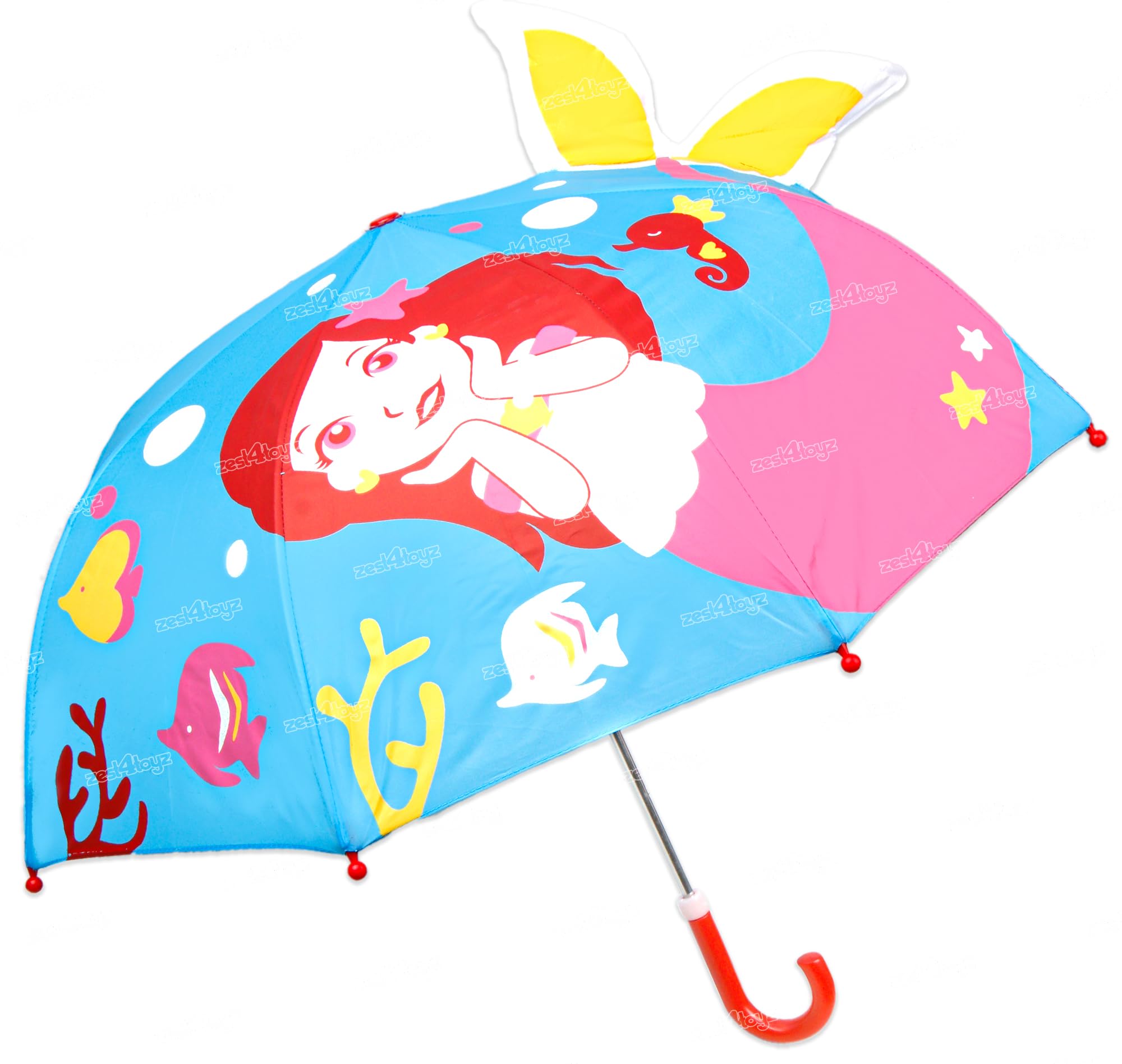 Zest 4 Toyz Kids Umbrella Big Size for Rain Umbrella Windproof Waterproof J Handle Automatic Umbrellas For Kids - Blue…-image-49