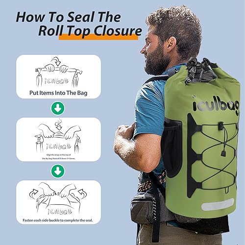 Miniatura 5 de 25cans Small Insulated Cooler Bag Backpack Waterproof Leak Proof Soft Sided Backpack Cooler Soft Bag for Camping Hiking Beach Travel Men Women 12