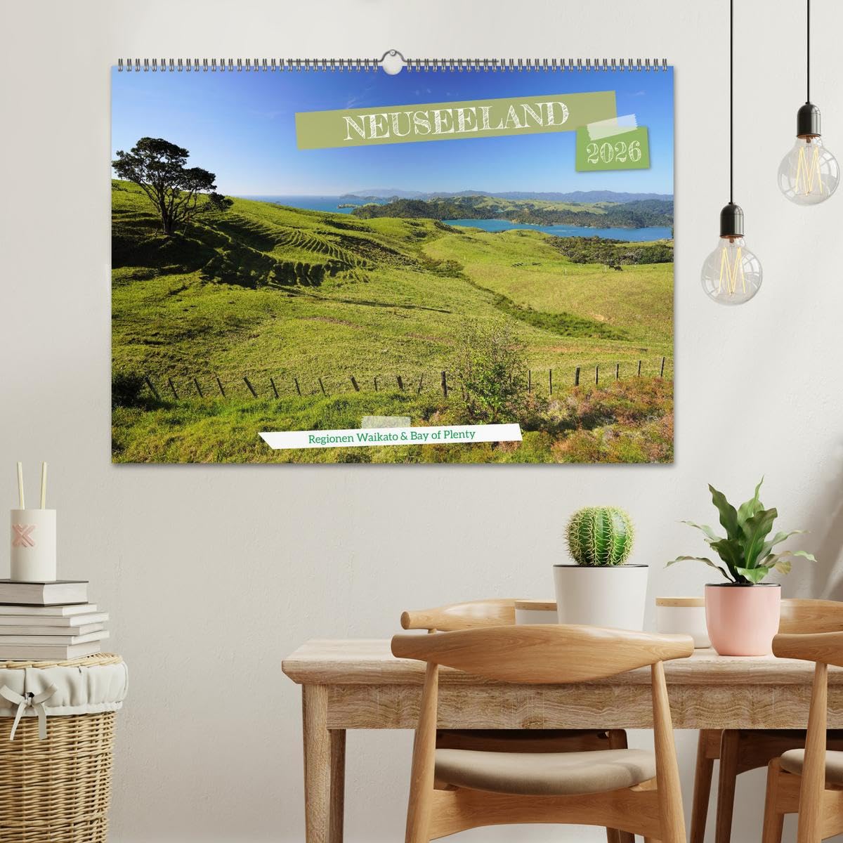 Neuseeland - Regionen Waikato und Bay of Plenty (Wandkalender 2026 DIN A2 quer), CALVENDO Monatskalender: Erleben Sie die Neuseelands schönste Regionen Waikato und Bay of Plenty