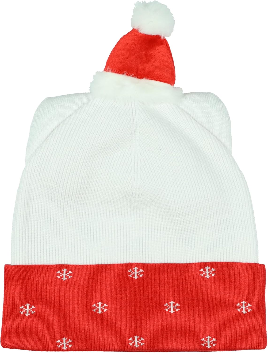 Hello Kitty Beanie Santa Kitty Embroidered Design with 3D Bow Knit Winter Hat OSFM Multicolored - Image 4