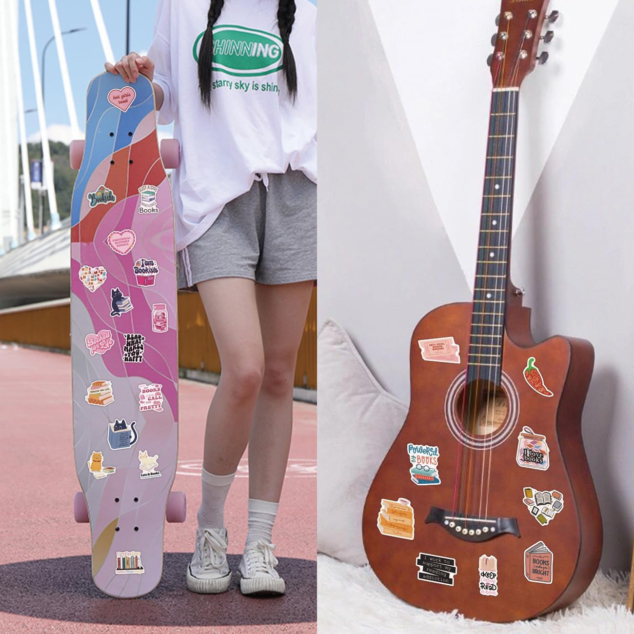 120PCS Kindle Book Stickers Pack for IPAD, e-Book Reader, Laptop, Cute Booktok Vinyl Stickers, Bookish Lover Gift Accessories image 6 of 7 B0DC5KQPBW