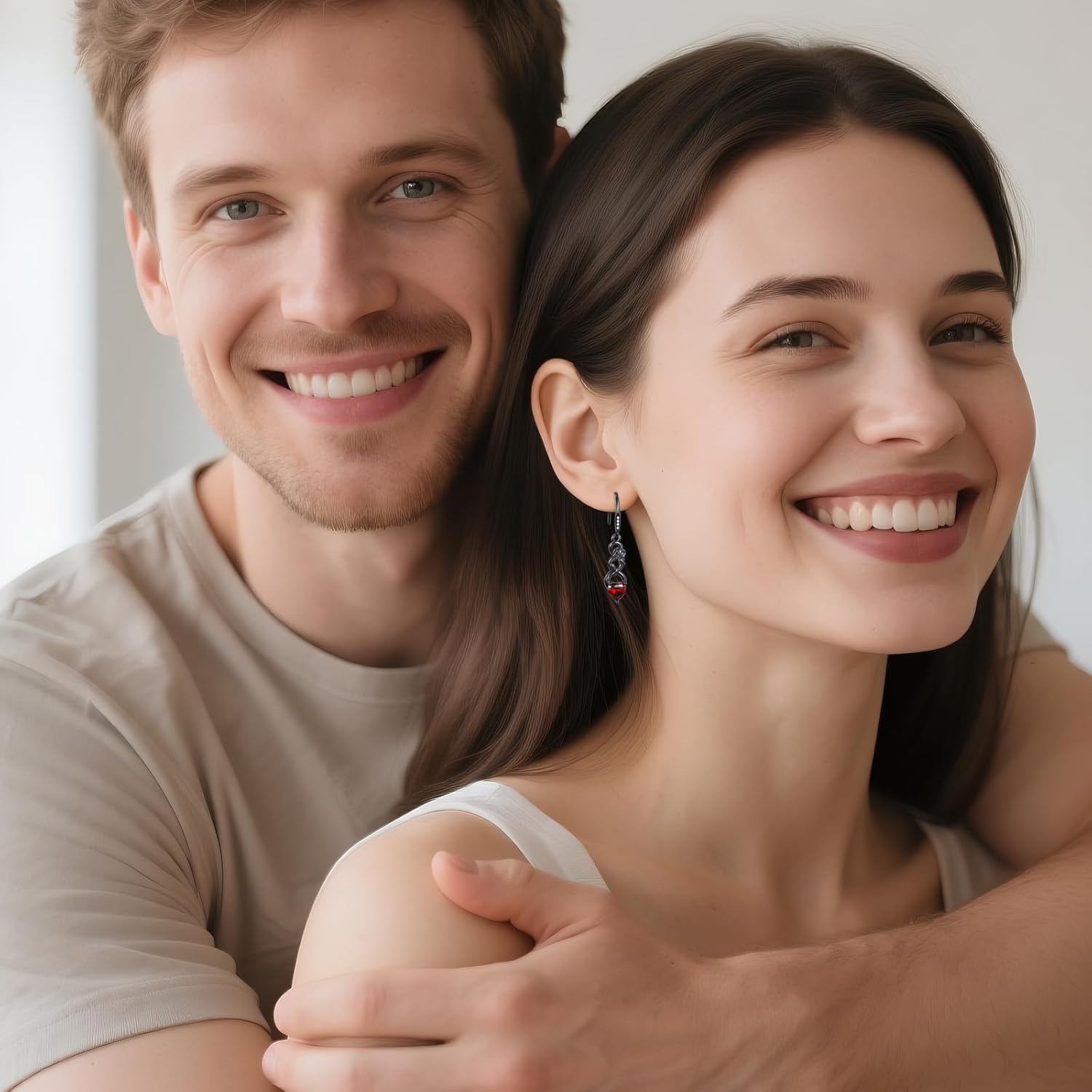 Raven/Viking/Satanic/Voodoo Doll/Bat/Skull/Anatomical Heart/Black Rose 925 Sterling Silver Gothic Earrings Goth Jewelry for Women Mom Halloween