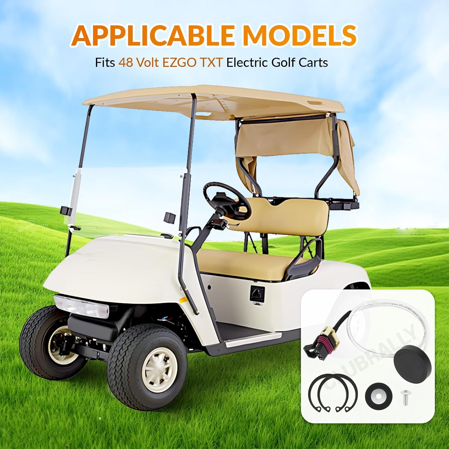 Speed Sensor Harness 48 Volt Kit with High Speed Sensor Magnet Fits EZGO TXT Golf Cart 620422+73328-G01