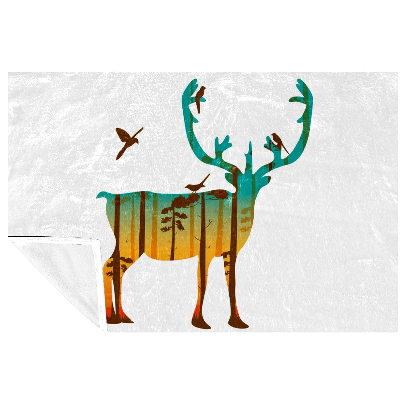 Couverture douce Caribou pour des moments chaleureux sur le canapé