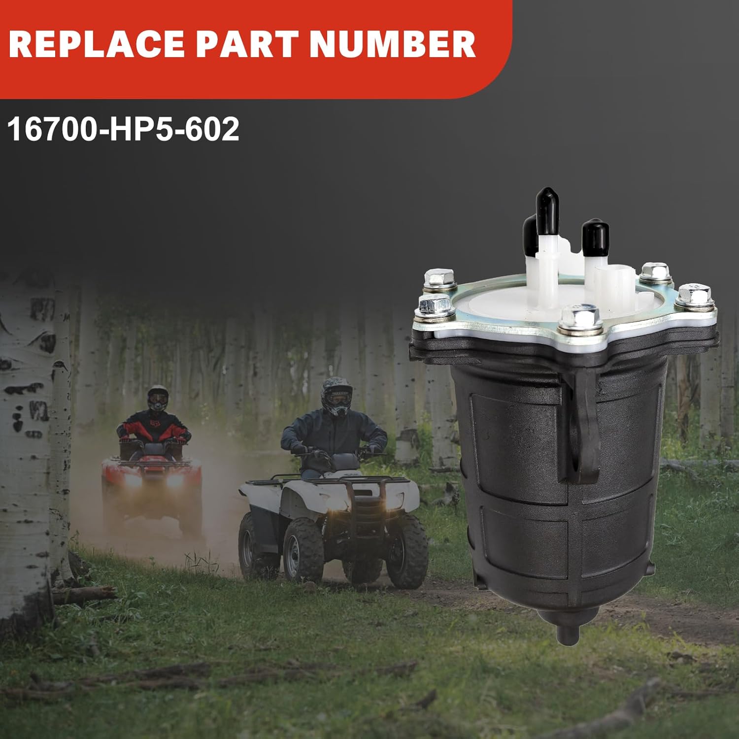 USTAR Upgrade Fuel Pump Compatible with Honda ATV Rancher 420 Foreman 500 TRX420 TRX500 TRX700XX 2007-2014 Replaces# 16700-HP5-602