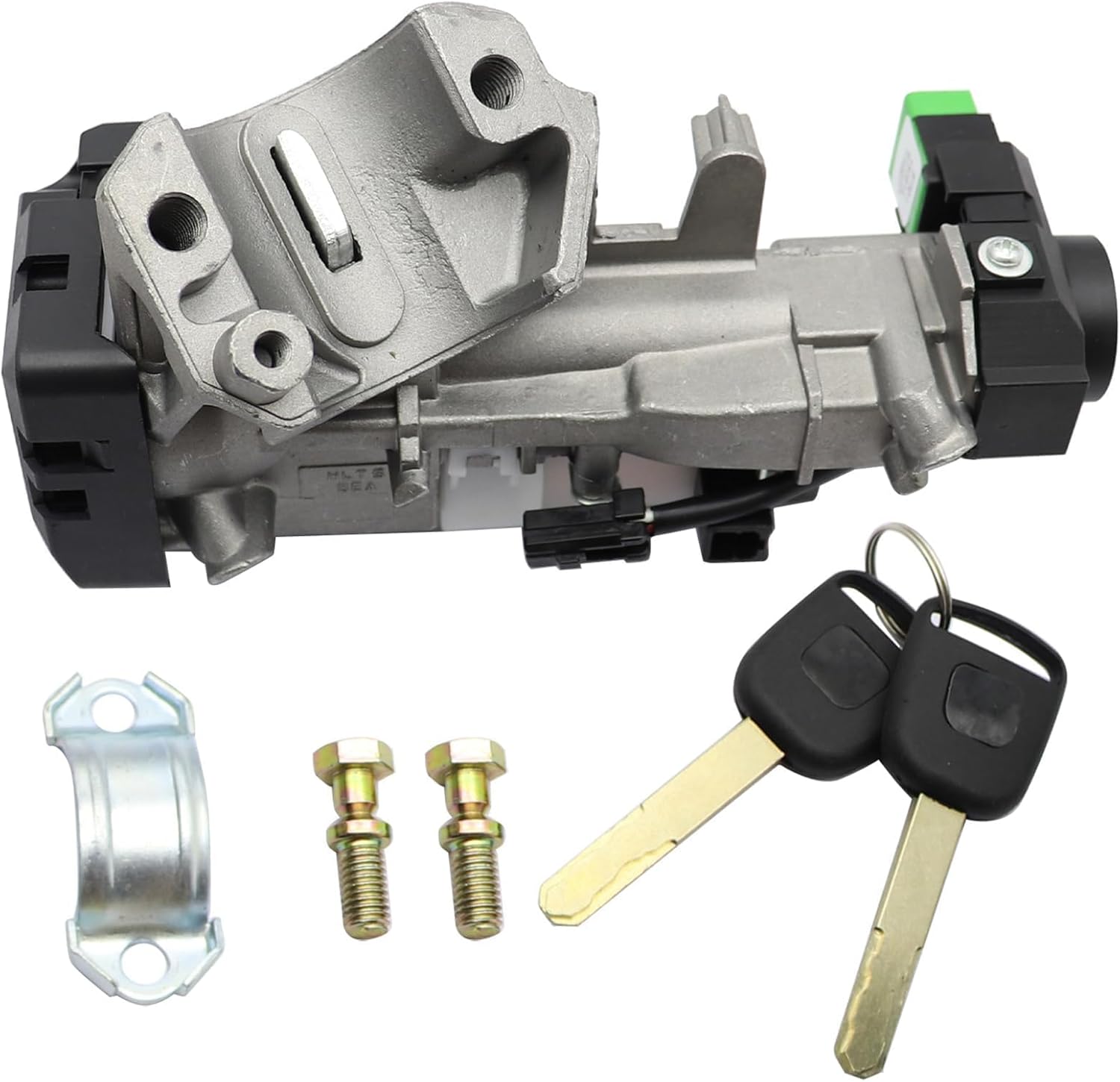 XQSMWF Ignition Switch Cylinder Lock with 2 Keys Compatible with Honda Accord 2003-2007，Odyssey 2005-2007，Civic 2003-2005，Element 2007# 35100-SDA-A71
