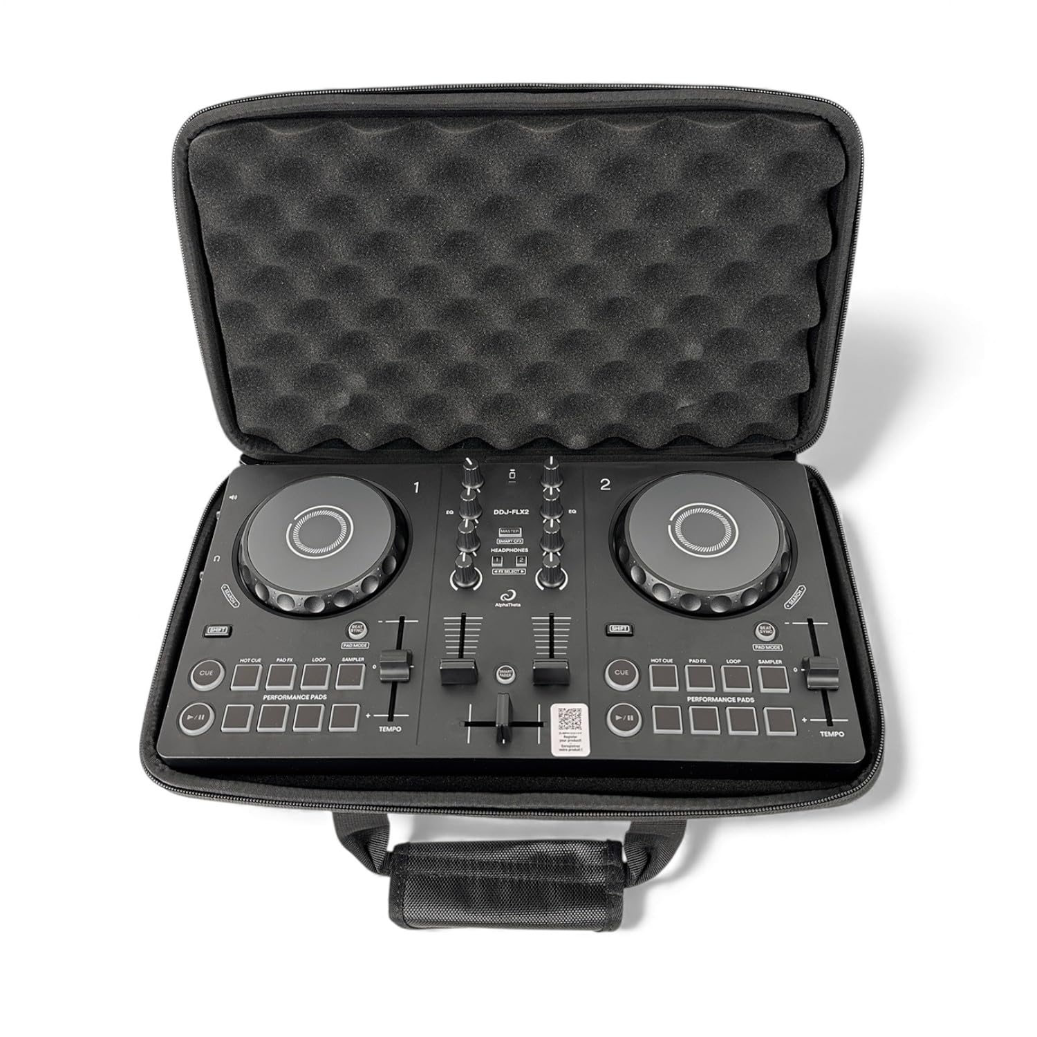 Protekt Borsa per controller Pioneer DDJ-FLX2 BFLX2 DJ custodia rigida – con cerniera YKK Natulon ecologica resistente