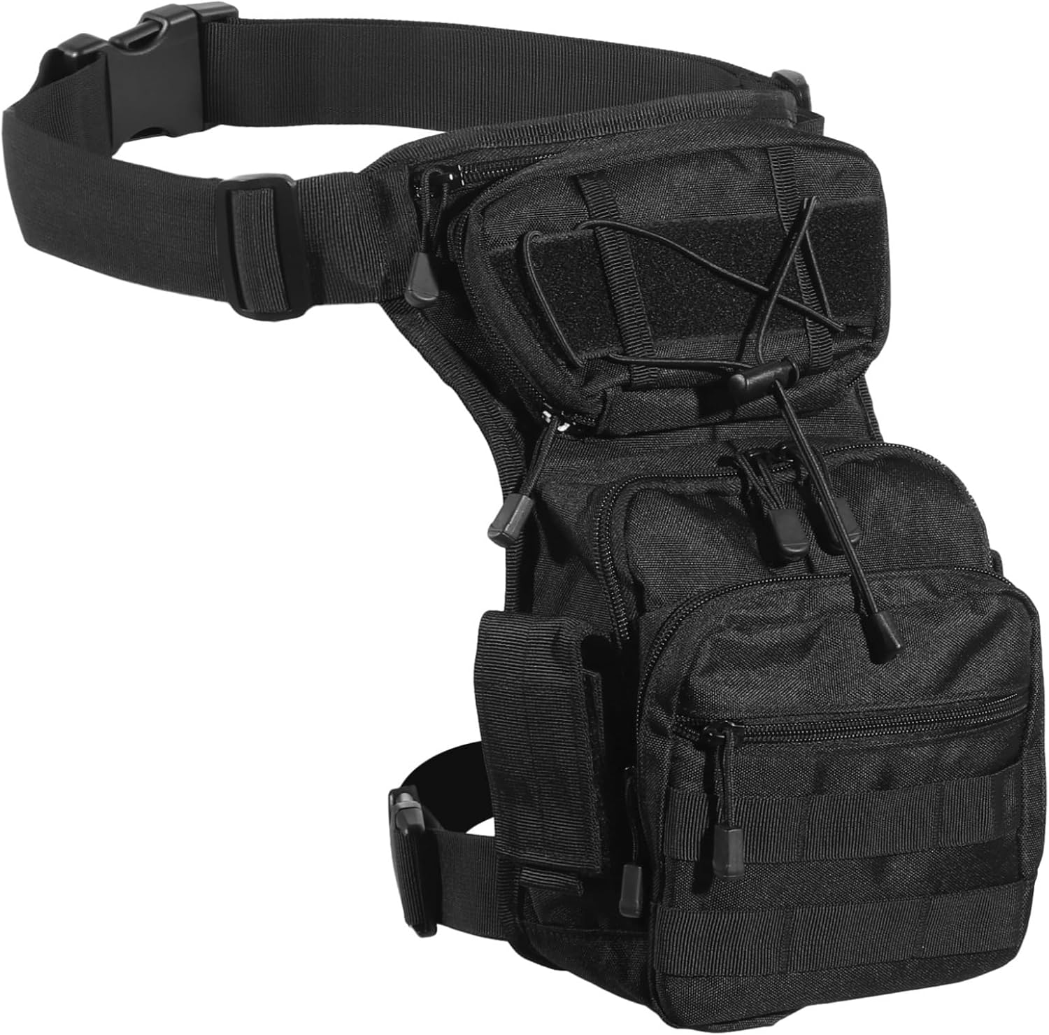 Multi-Use Tactical Leg Bag, Men's Crossbody Backpack, Outdoor Thigh Pouch for Hunting, Motorcycle & Adventure Training