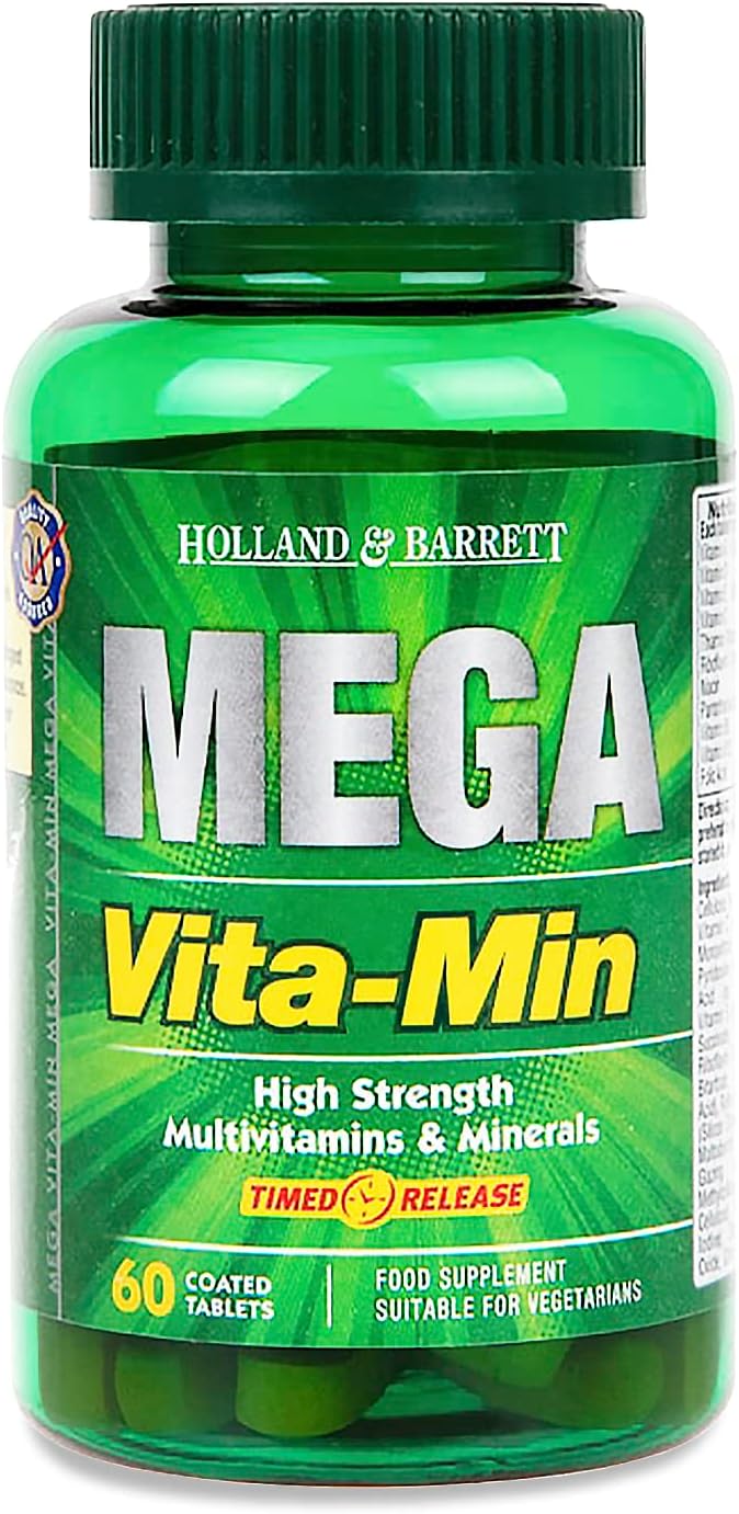 Holland & Barrett Mega Vitamin Time Release 60 Caplets