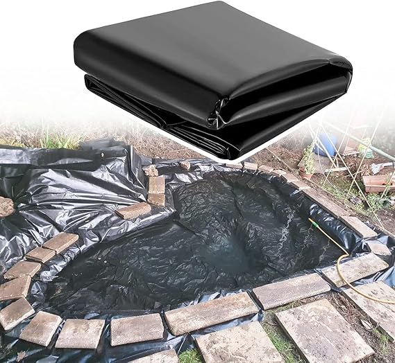 Image MMCUBE Heavy Duty Pond Liner 20mil HDPE Membrane Proof Moisture Pond Liners for Koi or Fish, Duck and Waterscape (Color : 0.5MM Thick, Size : 6x9m/20x29.5ft) Image MMCUBE Heavy Duty Pond Liner 20mil HDPE Membrane Proof Moisture Pond Liners for Koi or Fish, Duck and Waterscape (Color : 0.5MM Thick, Size : 6x9m/20x29.5ft)