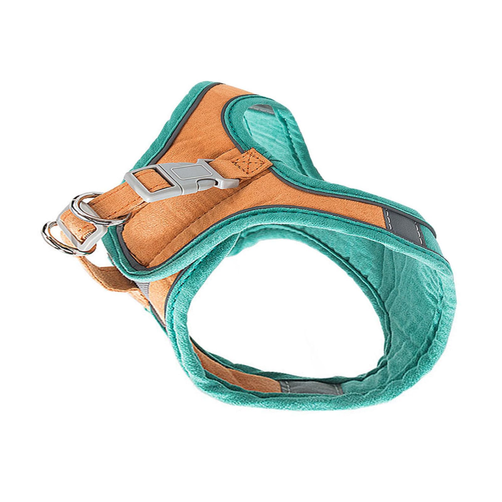 Happyyami 3juegos Arnés Reflectante Ajustable para Gato Correa Arnés De Suede y Ligero para Pasear Mascotas para Gatos Pequeños y Kittens